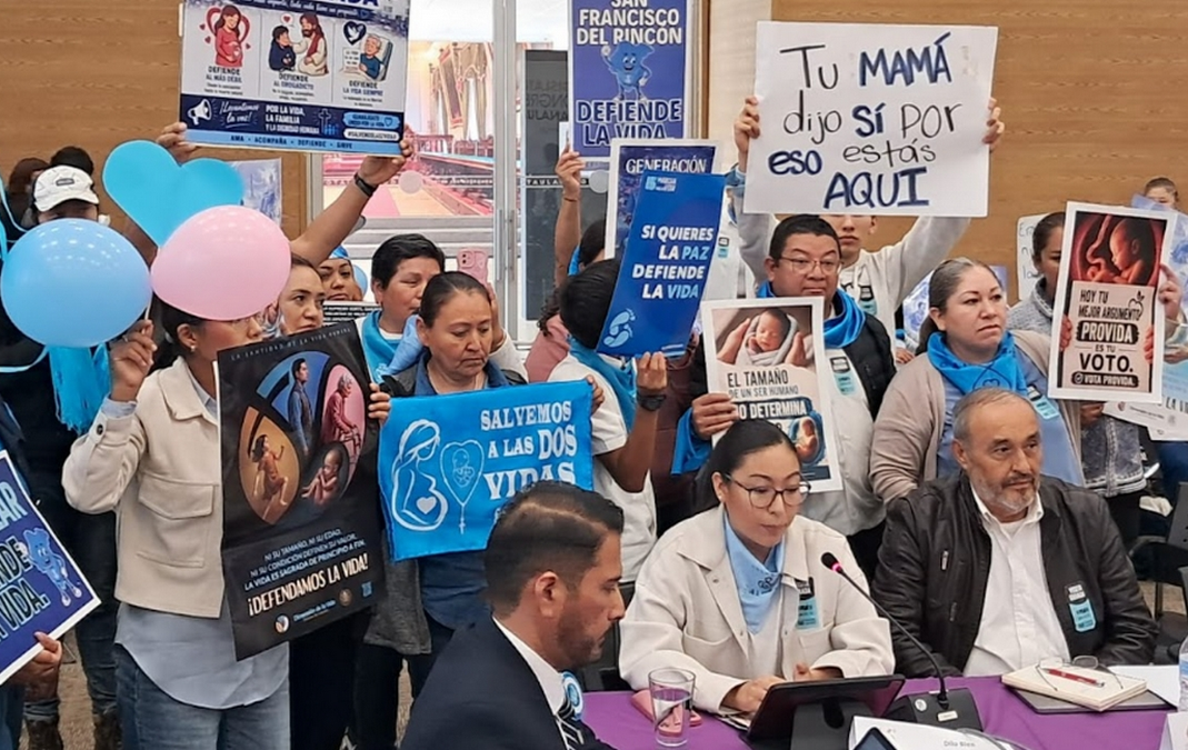 They invoke ‘Donum Vitae’ and excommunication against abortion in the Guanajuato Congress
